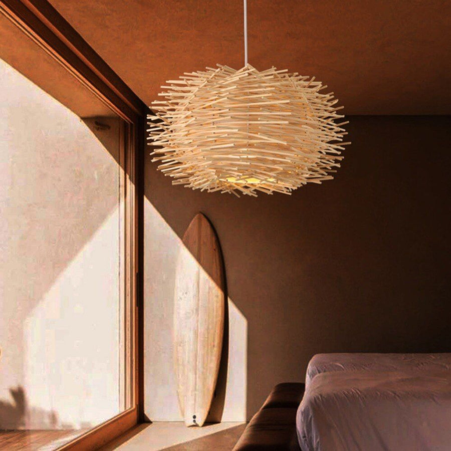 LAMPA SUFITOWA WISZĄCA BOHO NATURAL APP1486-1CP