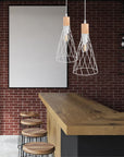 LAMPA SUFITOWA WISZĄCA APP1269-1CP Biała