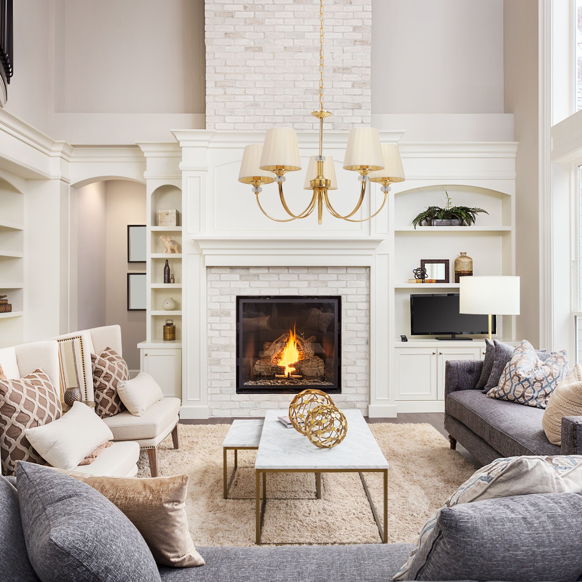 Lampa Wisząca z Kryształami APP1014-5CP