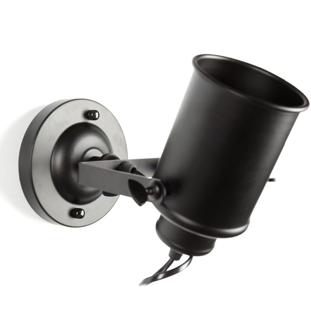 Lampa sufitowa ścienna reflektor APP486-1C Czarna