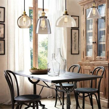 Lampa sufitowa wisząca szklana Verto C