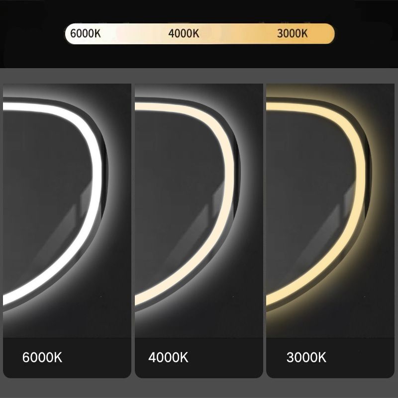 Lustro Ścienne Led Z Funkcją Bluetooth 70x100cm Fog 5