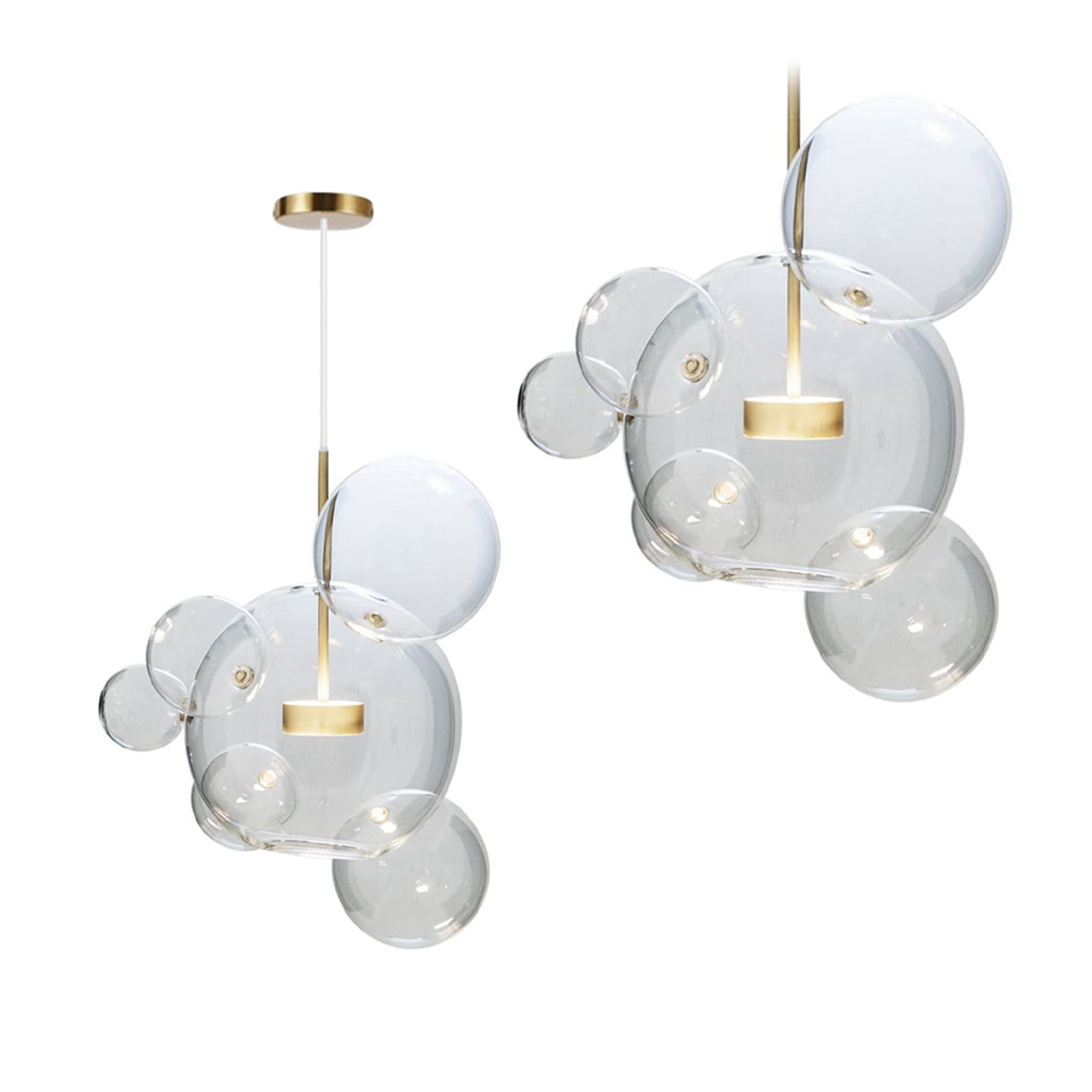 Lampa Sufitowa Wisząca Szklane Kule App650-cp 1