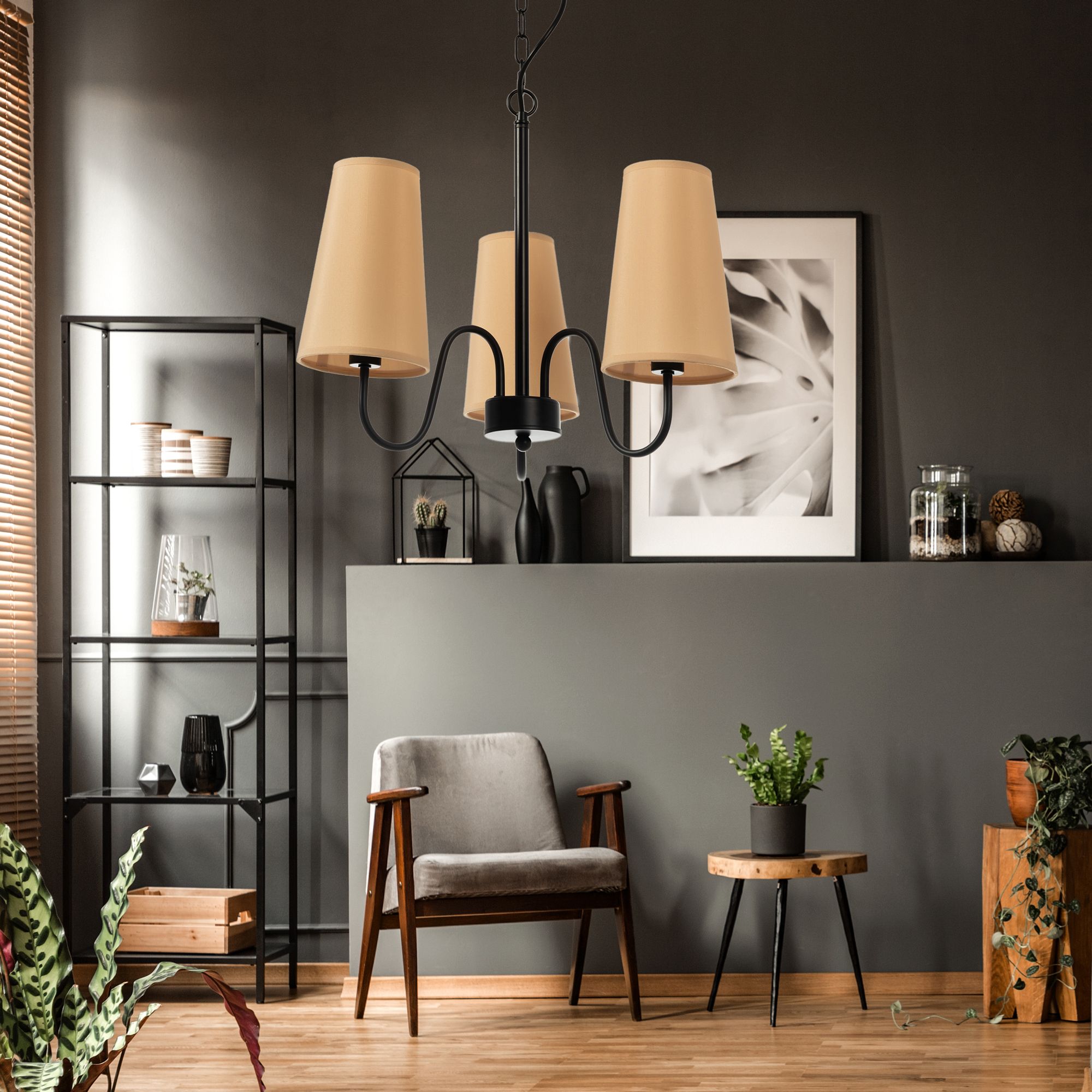 Lampa Wisząca Vintage APP720-3CP