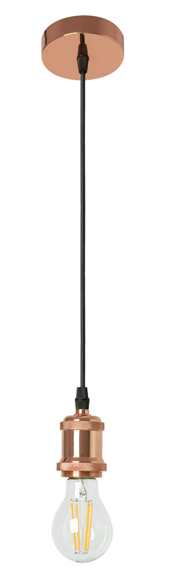 Lampa sufitowa wisząca LUMO APP006-1CP Różowe Złoto