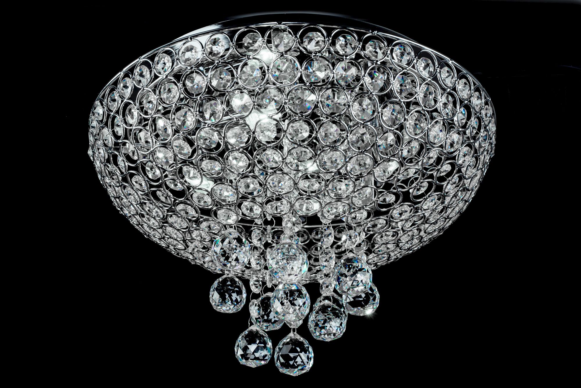 Kryształowa Lampa Sufitowa Plafon APP744-4C Cristal