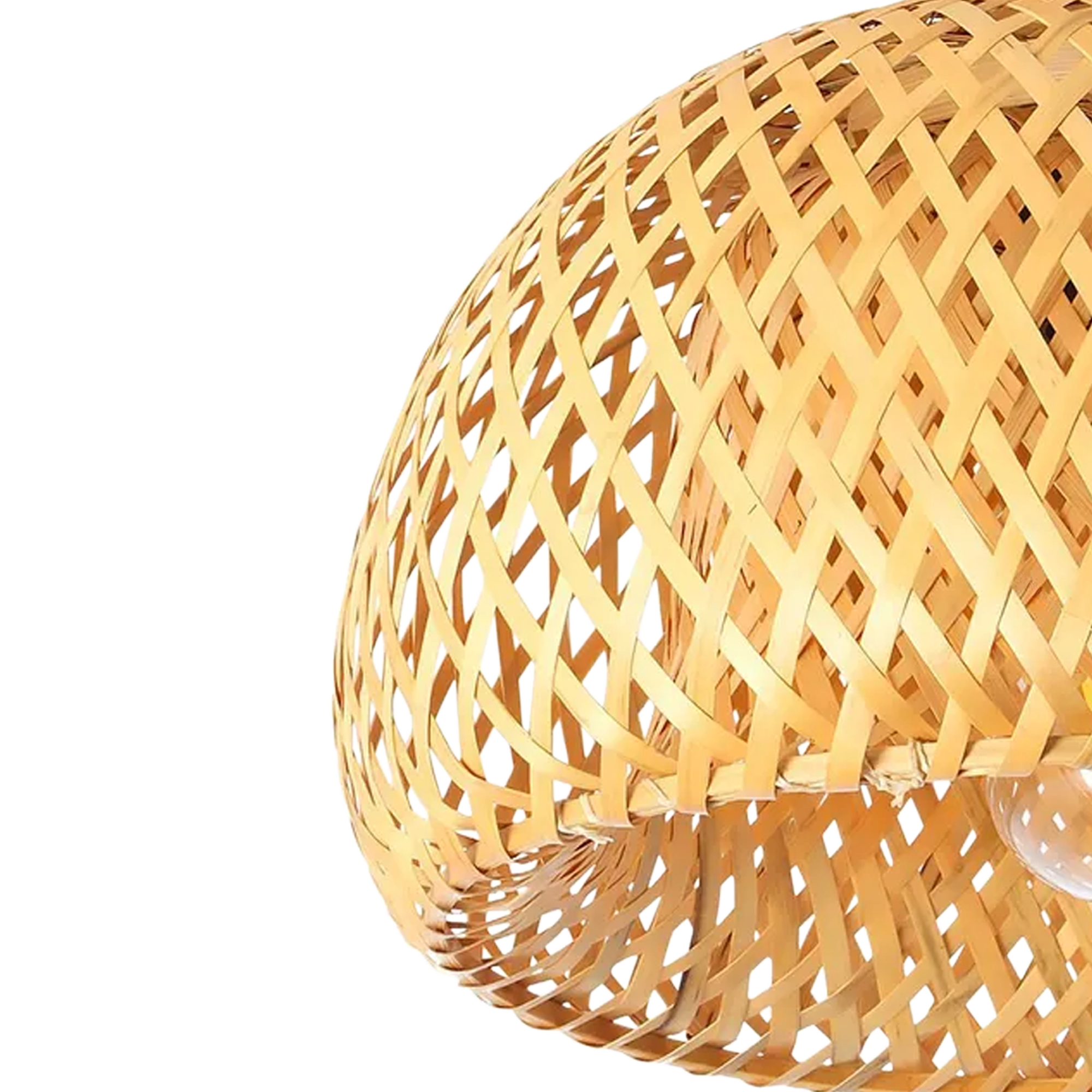 Lampa Wisząca Bambusowa APP1638-1CP 2