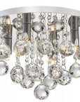 Kryształowa Lampa Sufitowa Plafon Żyrandol Glamour APP403-C