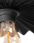 LAMPA ŚCIENNA KINKIET APP1355-1W Czarny 30 Cm 6