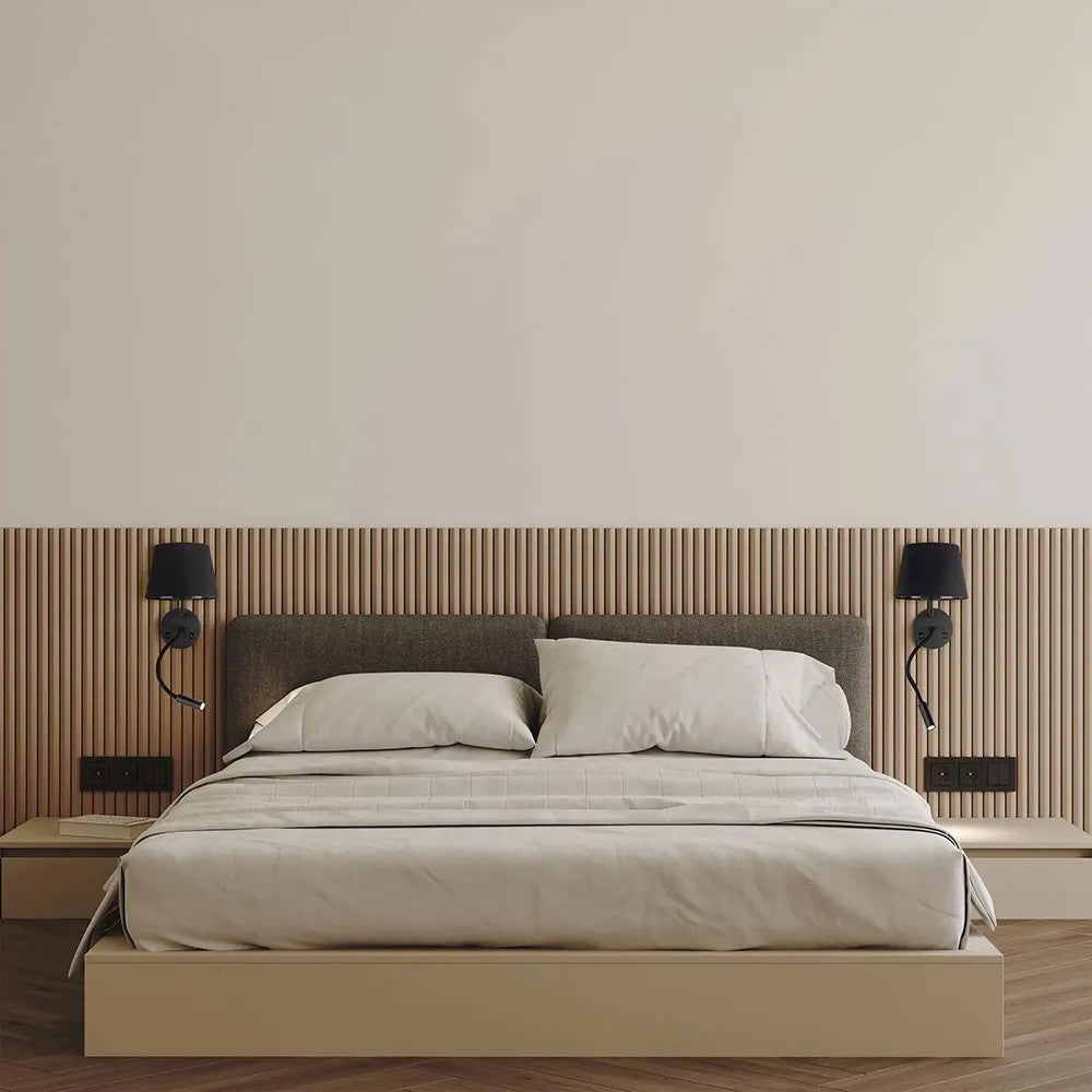 LAMPA ŚCIENNA KINKIET APP1610-2W Black 6