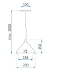 Lampa Wisząca APP1005-1CP 6