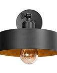 LAMPA ŚCIENNA KINKIET APP1332-1W BLACK GOLD 6