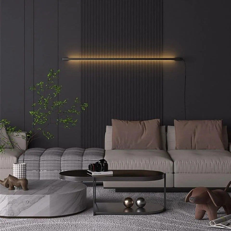 KINKIET ŚCIENNY LED LHJ066-W 150cm CZARNY 6