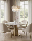 Lampa Sufitowa Wisząca APP1746-4CP 40 Cm Złota 6