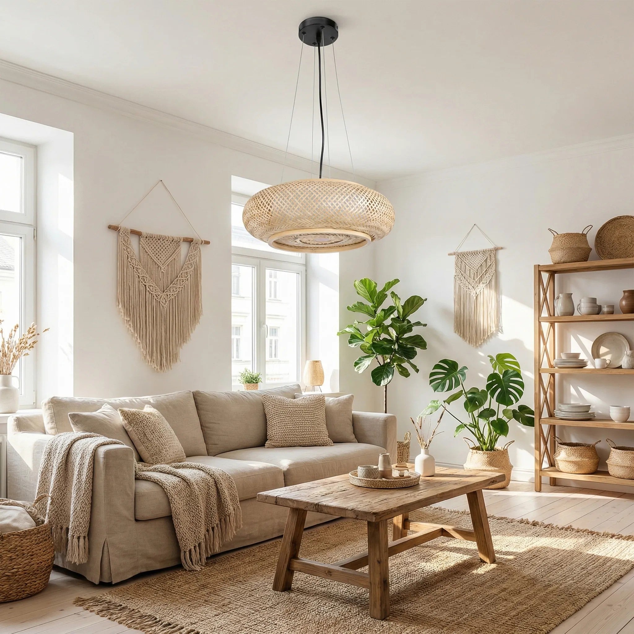 Lampa Sufitowa Wisząca Boho APP1909-3CP 50 Cm 6