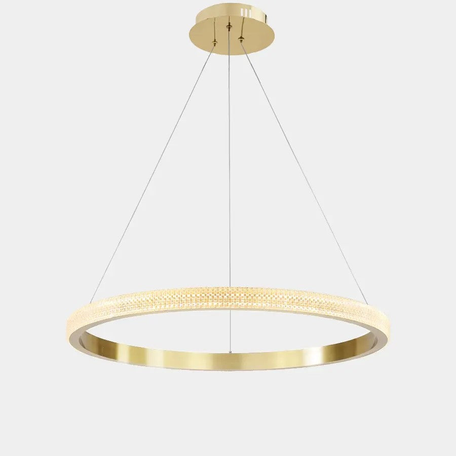 LAMPA SUFITOWA WISZĄCA LED APP1510-CP GOLD 6