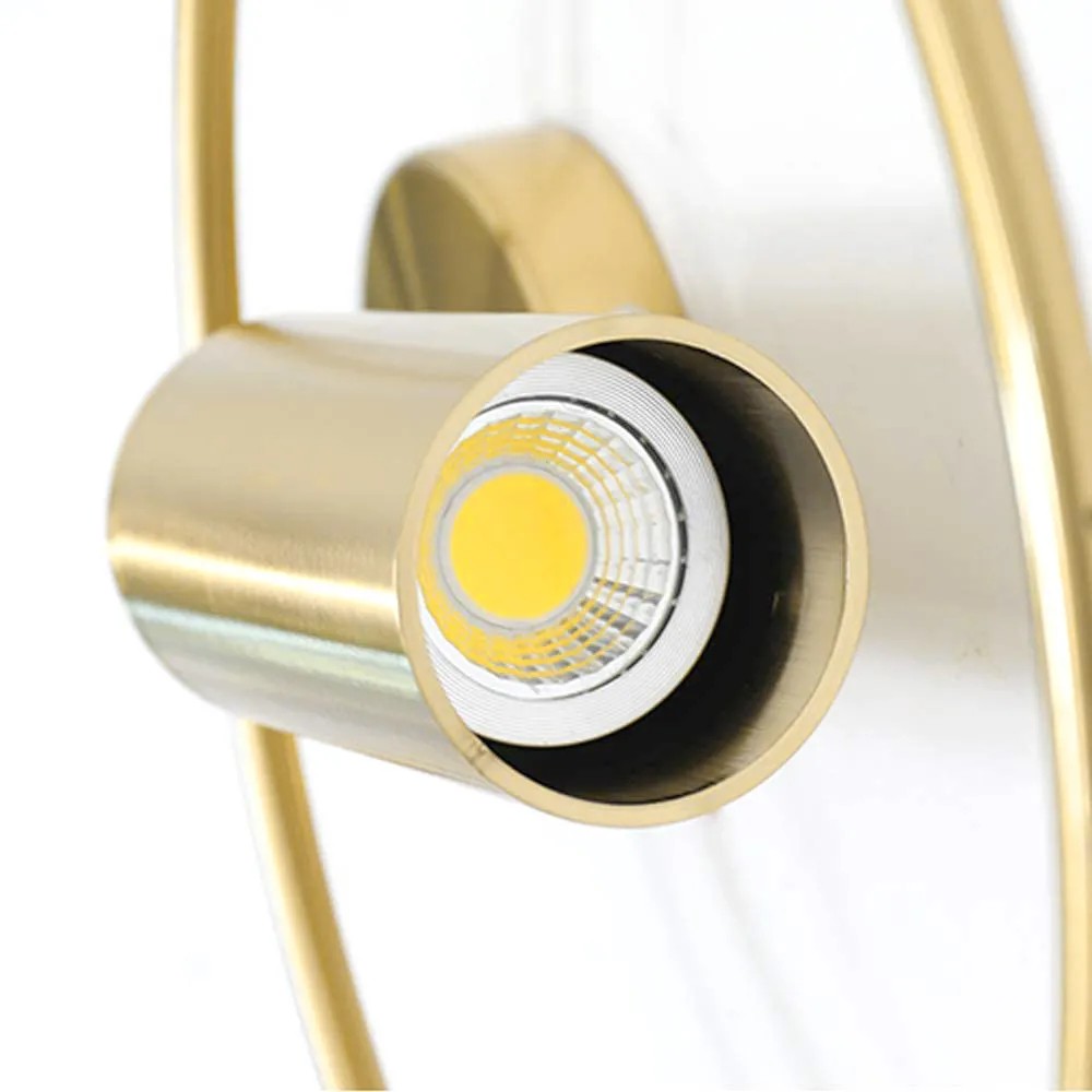 LAMPA ŚCIENNA KINKIET APP922-1W Złota 6