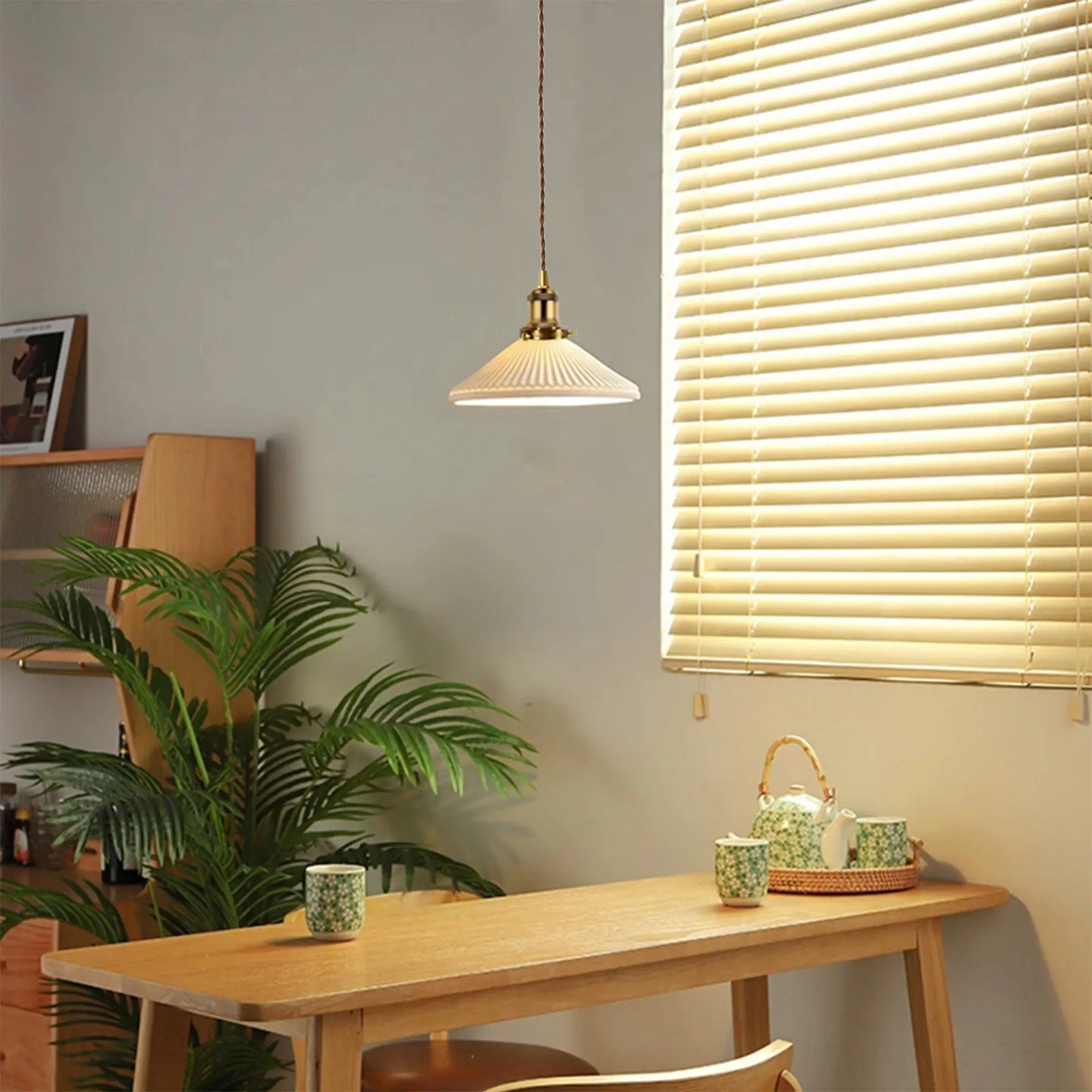 Lampa Wisząca APP1172-1CP Biała 6