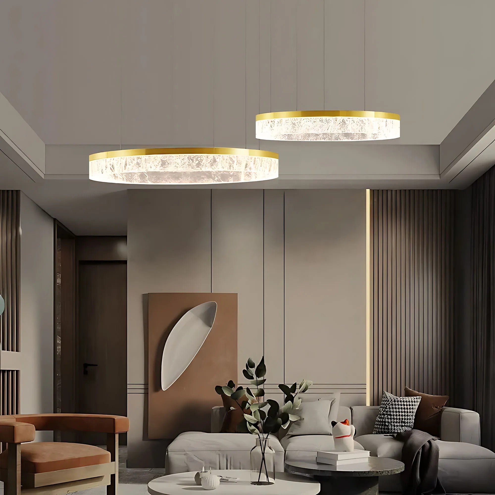 Lampa Wisząca LED LHJ048-CP2 ZŁOTA 6