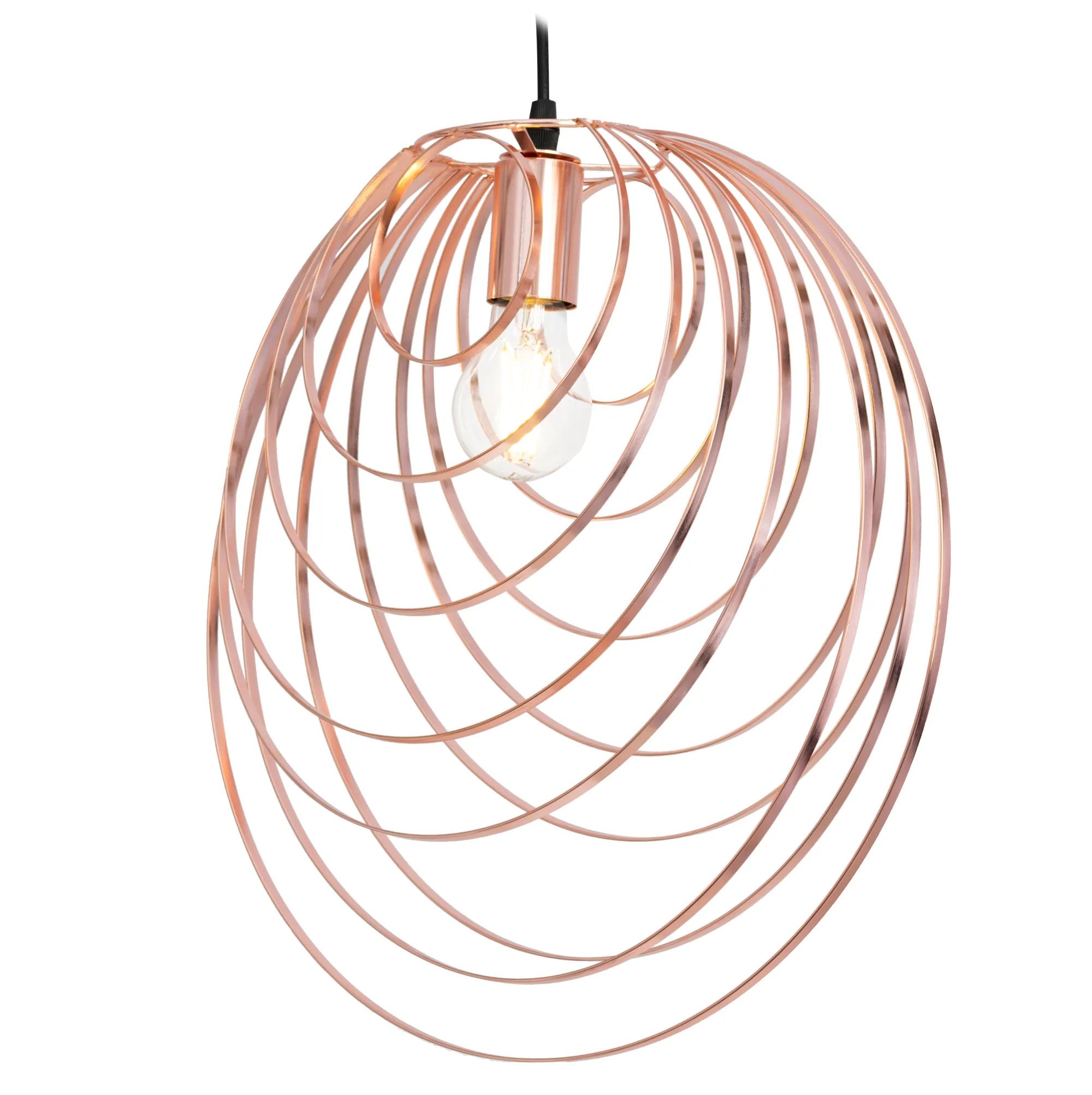LAMPA SUFITOWA GEOMETRYCZNA APP427-1CP Rózowe Złoto 6