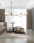 LAMPA SUFITOWA WISZĄCA Gold APP1662-5CP 6