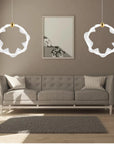 LAMPA WISZĄCA LED G014-1CP BIAŁY/ZŁOTY 6
