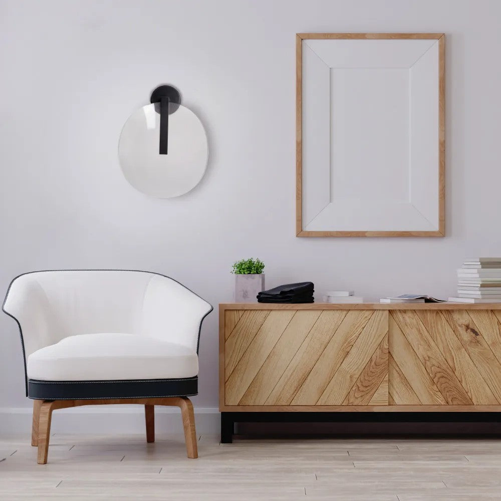 LAMPA ŚCIENNA KINKIET APP1313-W Czarna 6