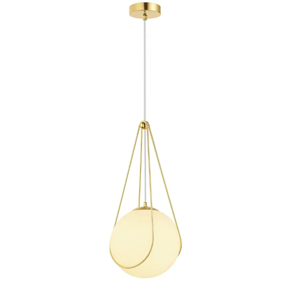 LAMPA SUFITOWA WISZĄCA APP1793-1CP 20cm Złota 6