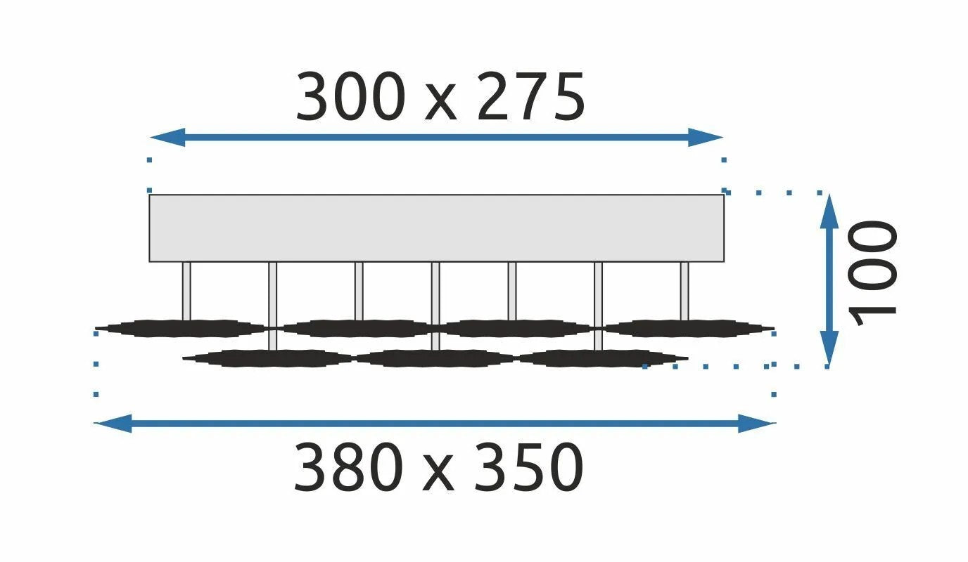 Plafon LED Kryształowy MS015-C Chrome 6