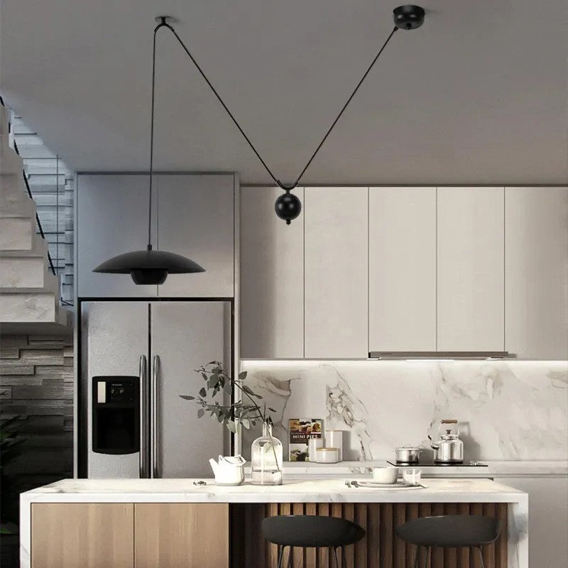 LAMPA SUFITOWA WISZĄCA APP1450-1CP Czarna 6