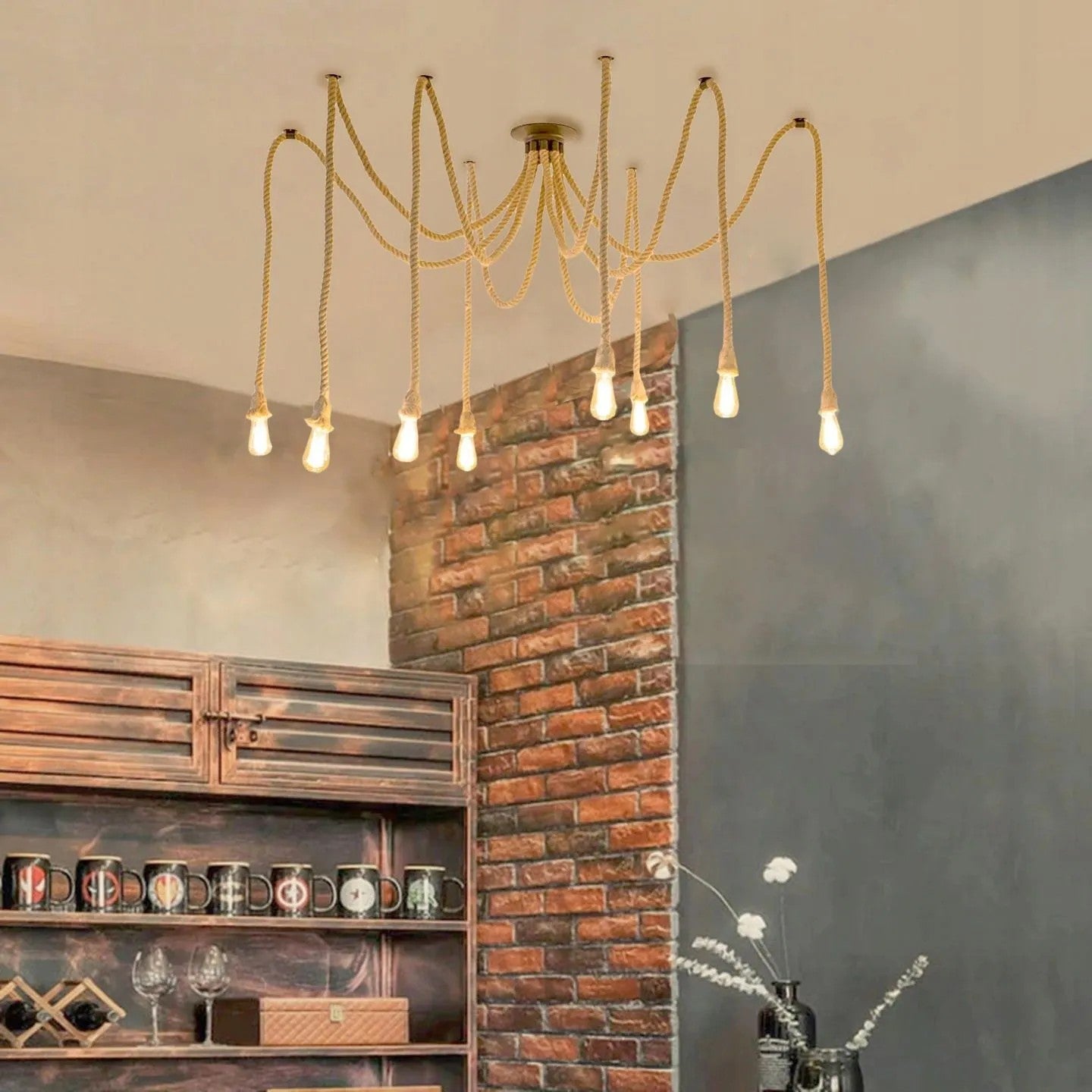 Lampa Spider Rope 8 6