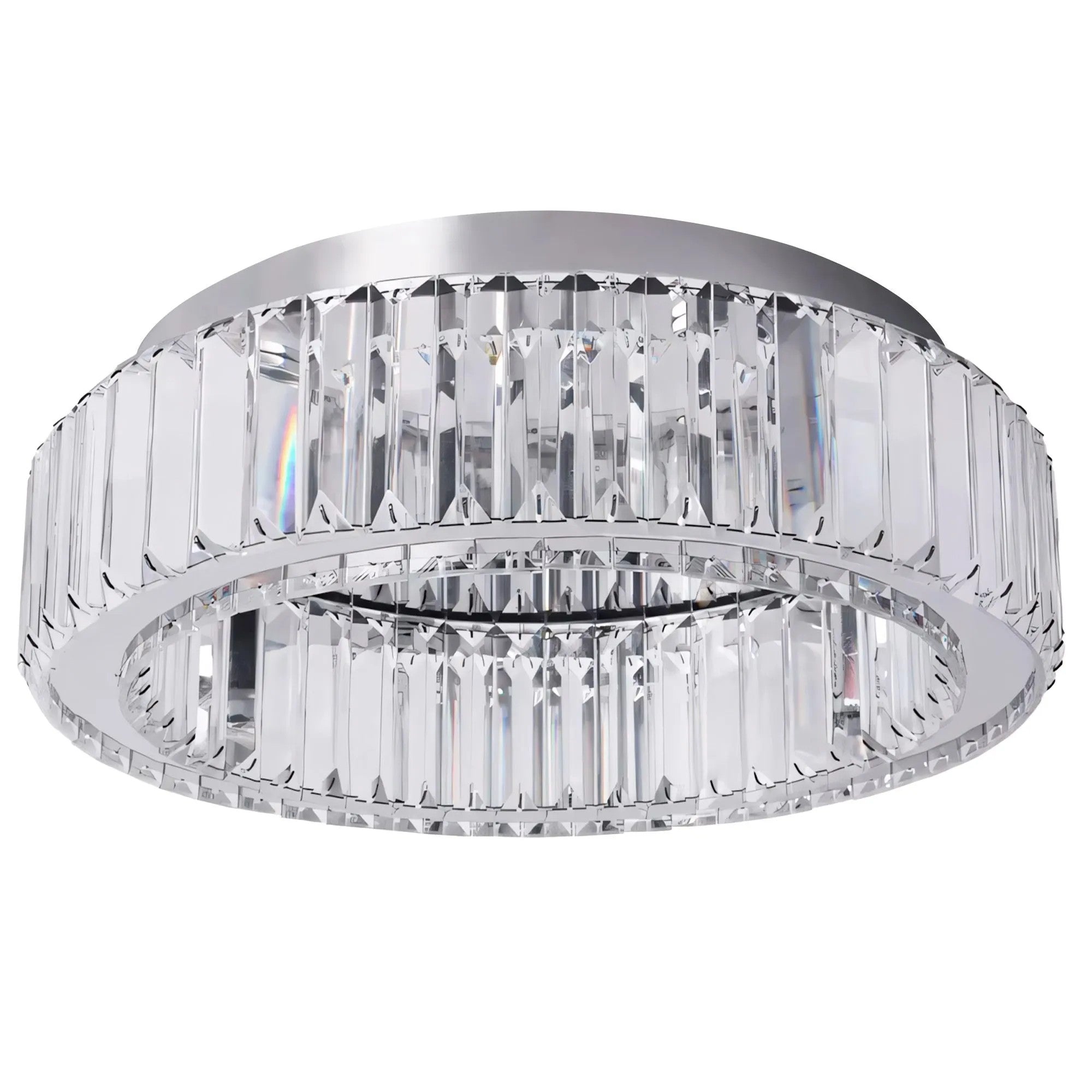 LAMPA KRYSZTAŁOWA PLAFON APP1744-C 50 Cm CHROM 6