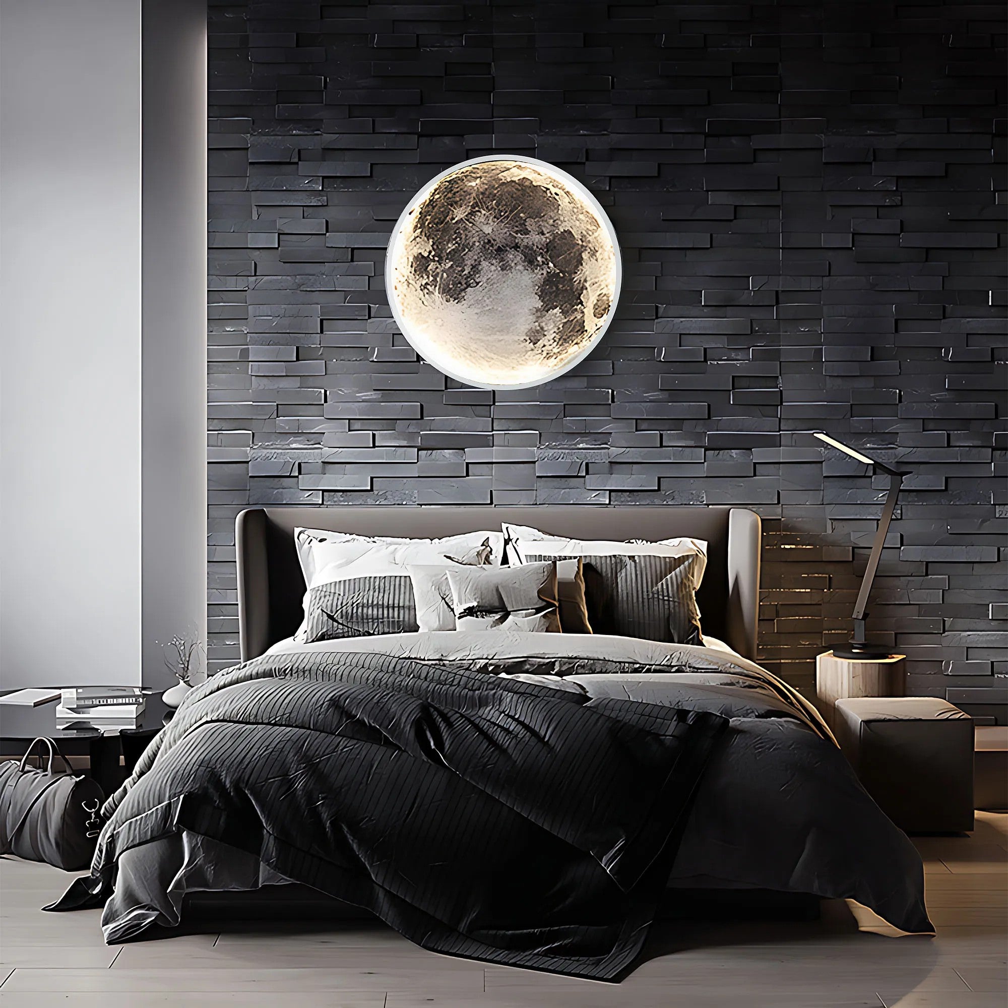 Lampa Sufitowa APP1806-CW Moon Plafon LED BIAŁA 6