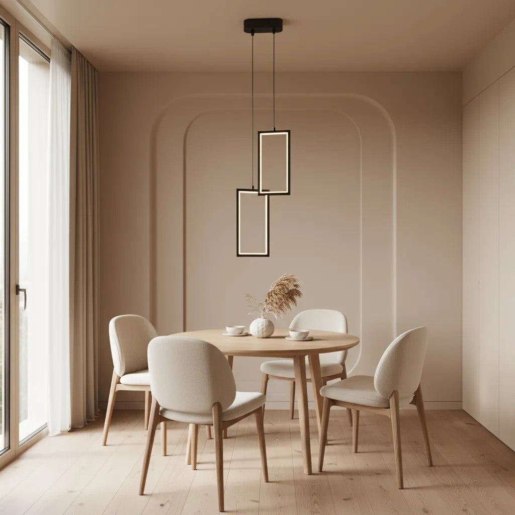 LAMPA SUFITOWA WISZĄCA LED LHJ085-2CP CZARNA 6