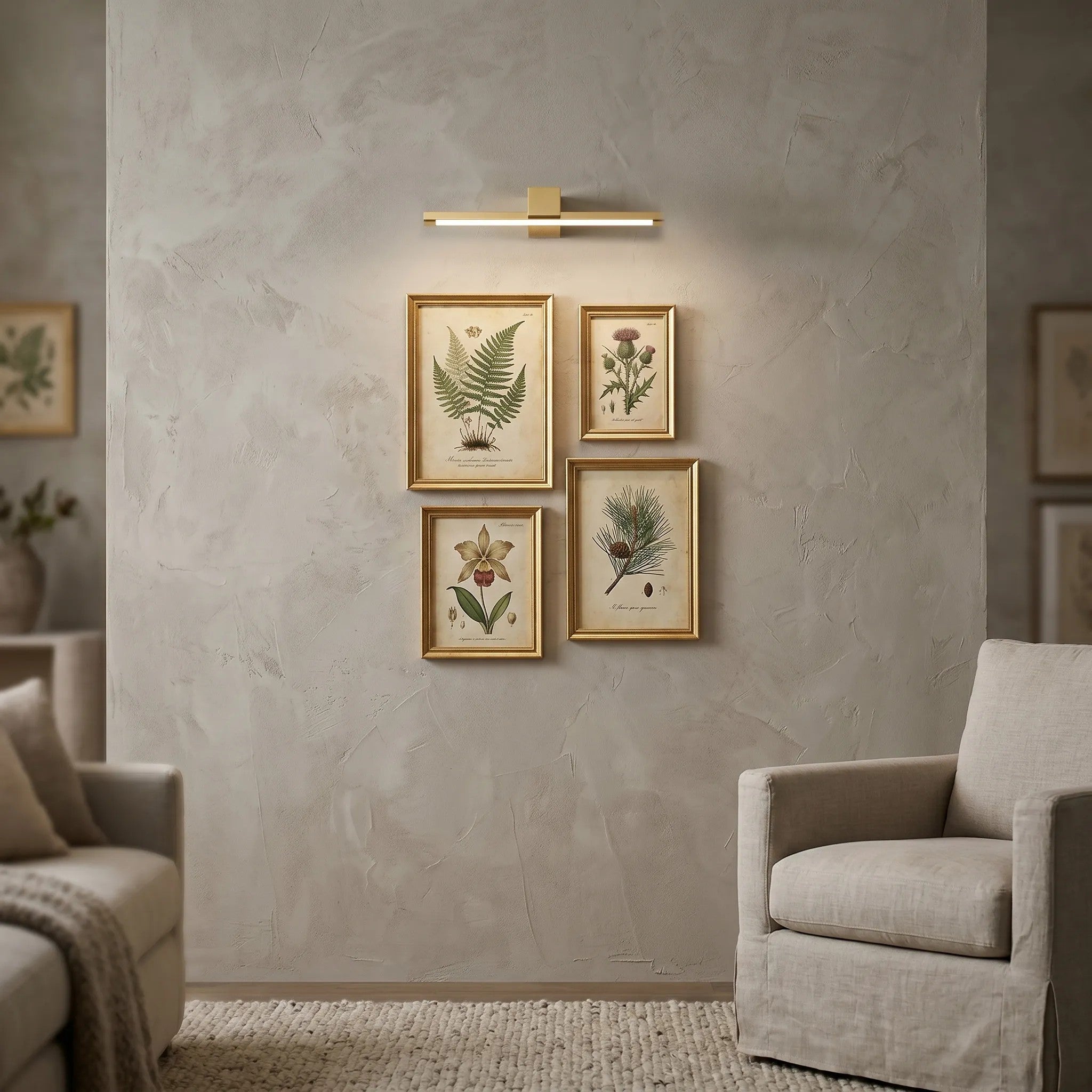 Kinkiet Łazienkowy LED SWE043-1W 40 Cm Złoty 6
