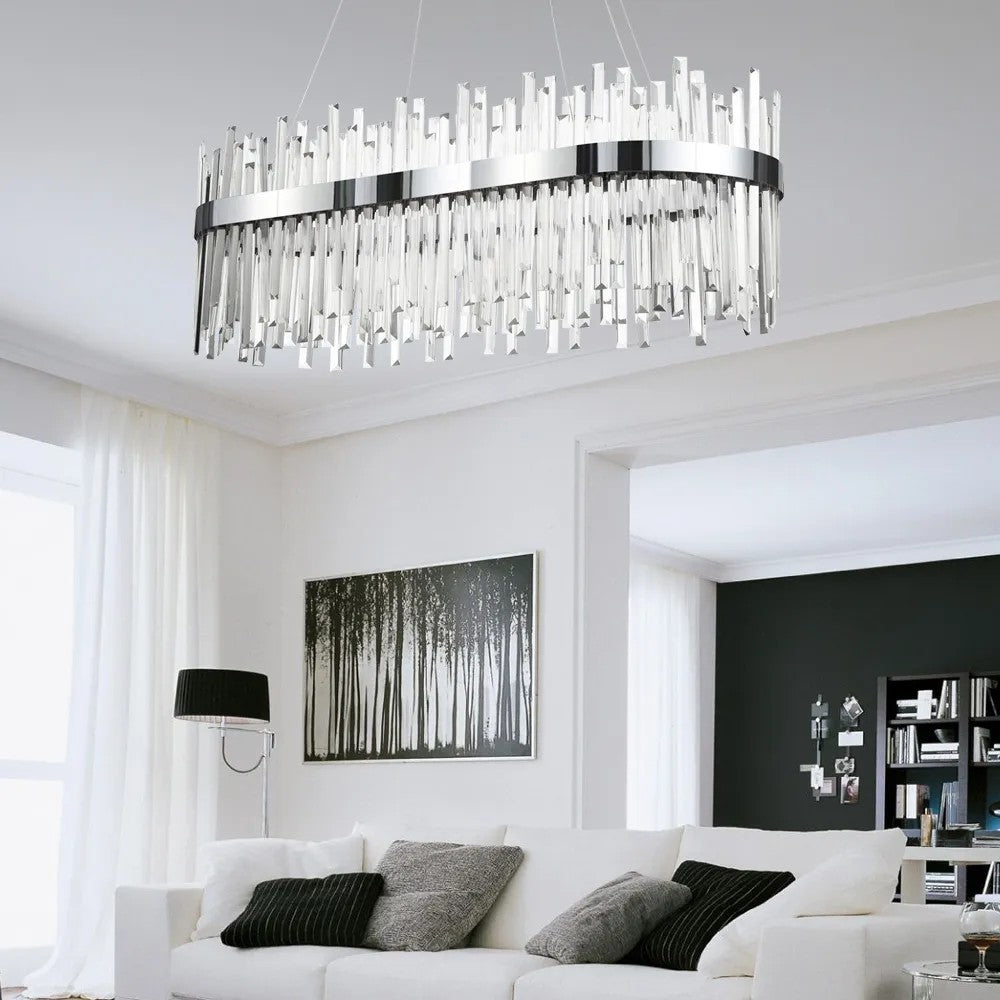 Lampa Kryształowa Wisząca APP1514-CP80 6