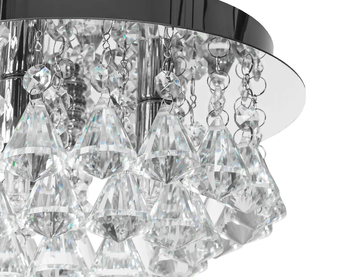 LAMPA KRYSZTAŁOWA PLAFON APP1039-3C CHROM 6