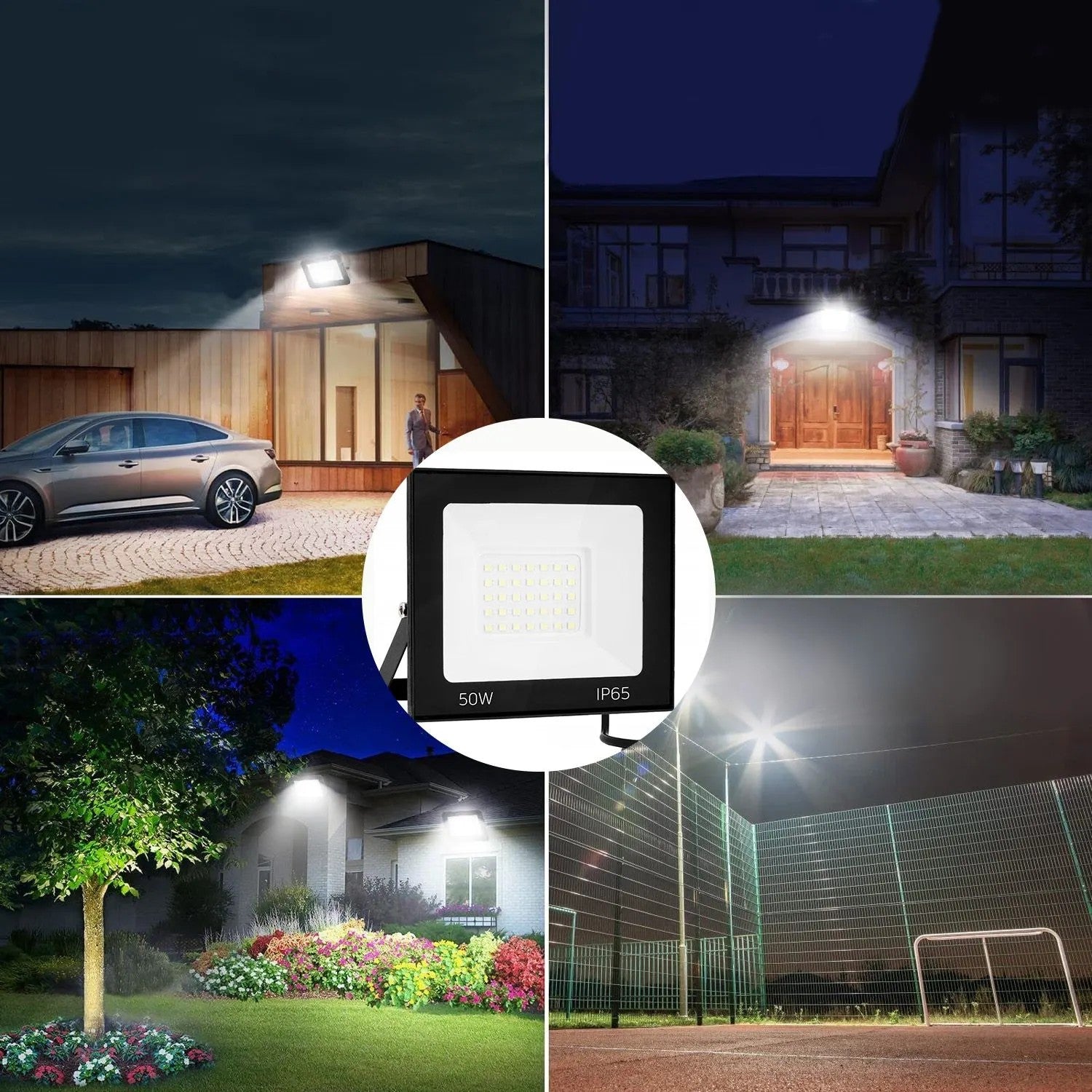 Halogen LED Natynkowy 50W RSL003-50N Neutralna 4500K 6