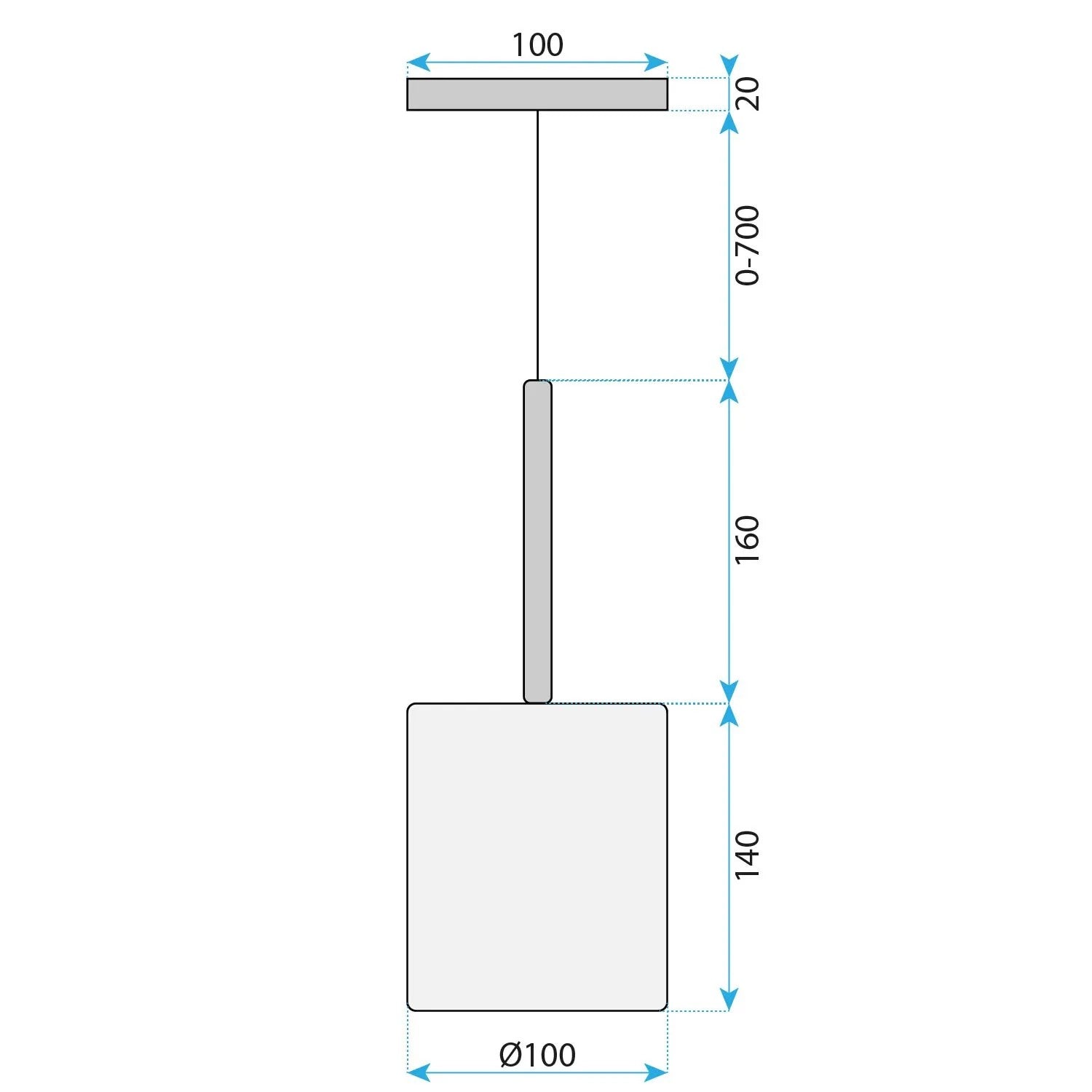 Lampa Sufitowa Wisząca Szklany Klosz APP1699-1CP AMBER B 6
