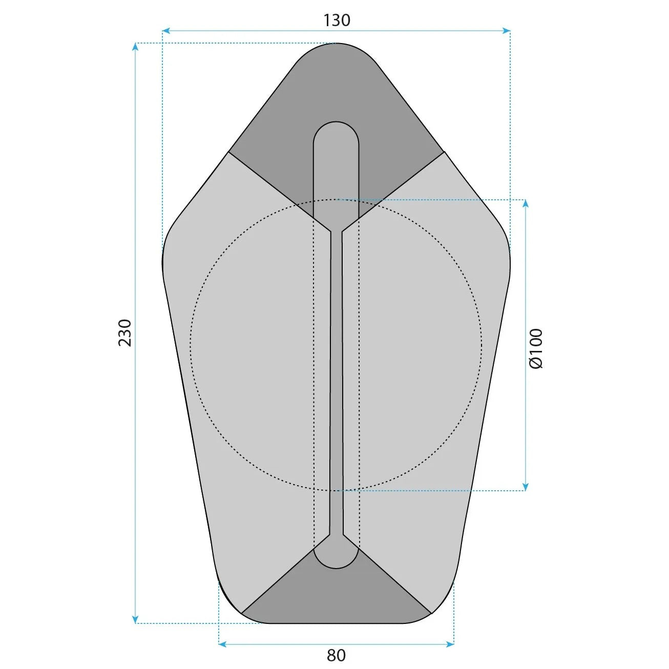 Kinkiet LED G030-W Złoty 6