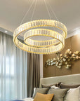LAMPA SUFITOWA WISZĄCA LED APP1767-CP ZŁOTA 6