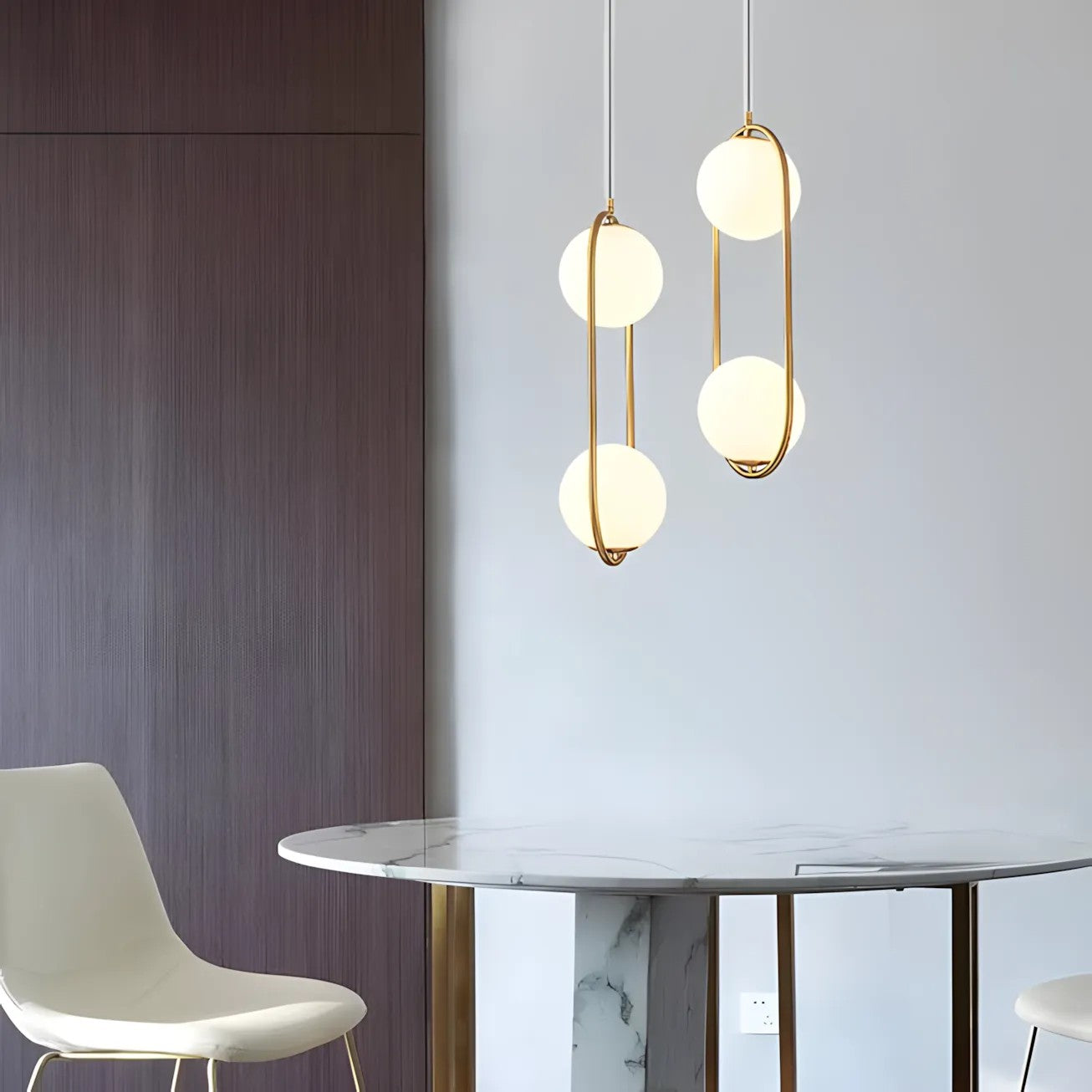 LAMPA SUFITOWA WISZĄCA G134-2CP GOLD 6