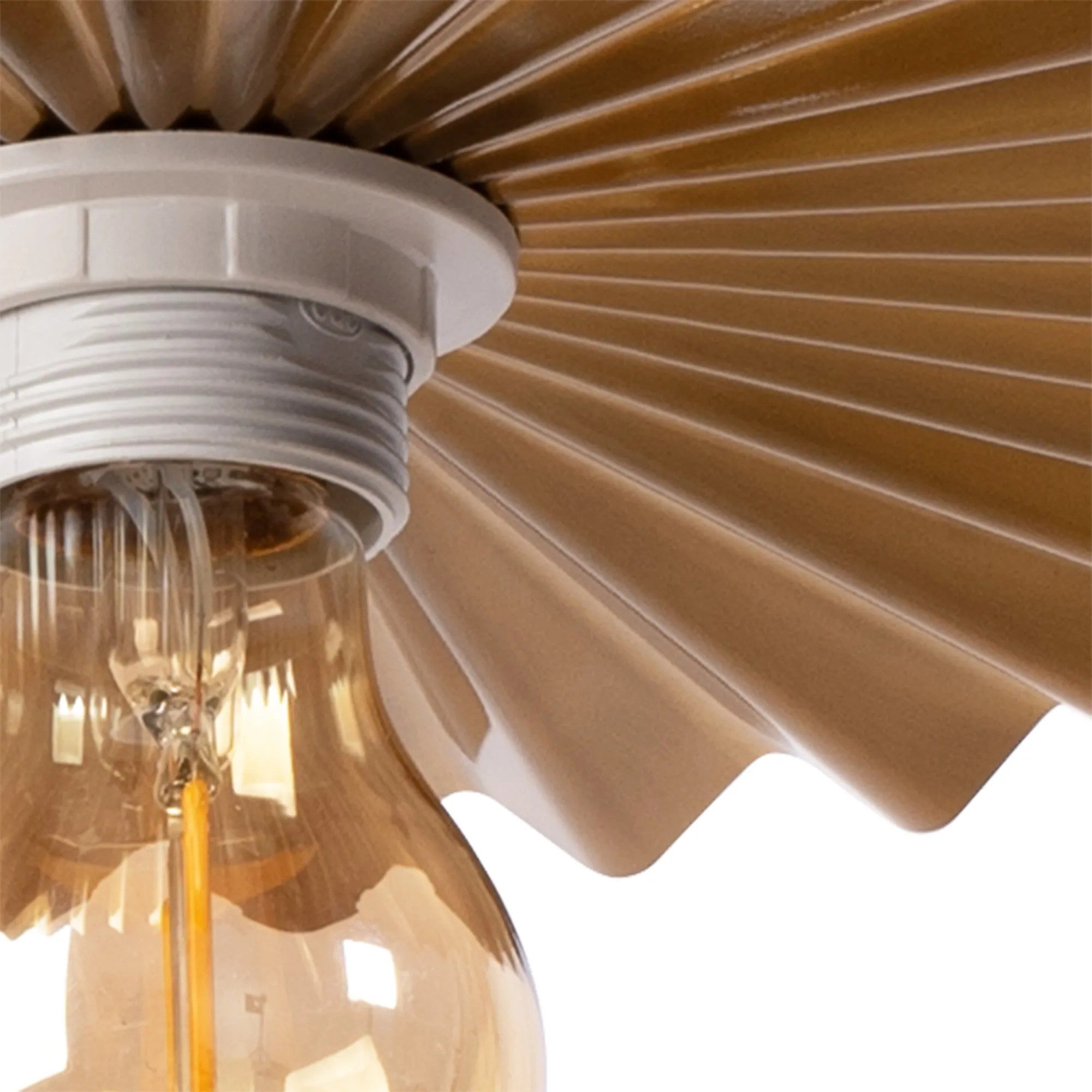 LAMPA ŚCIENNA KINKIET APP1356-1W Stare Złoto 30 Cm 6