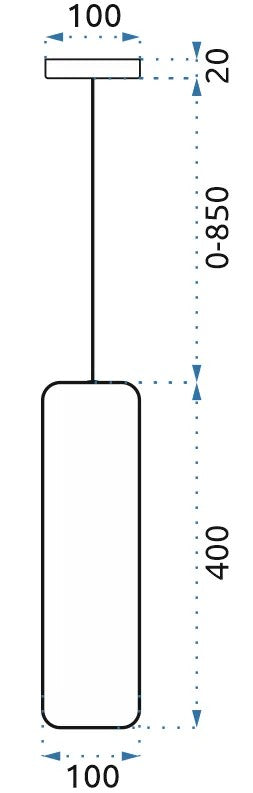 Lampa Sufitowa Wisząca Szklana APP665-1CP Biała 6