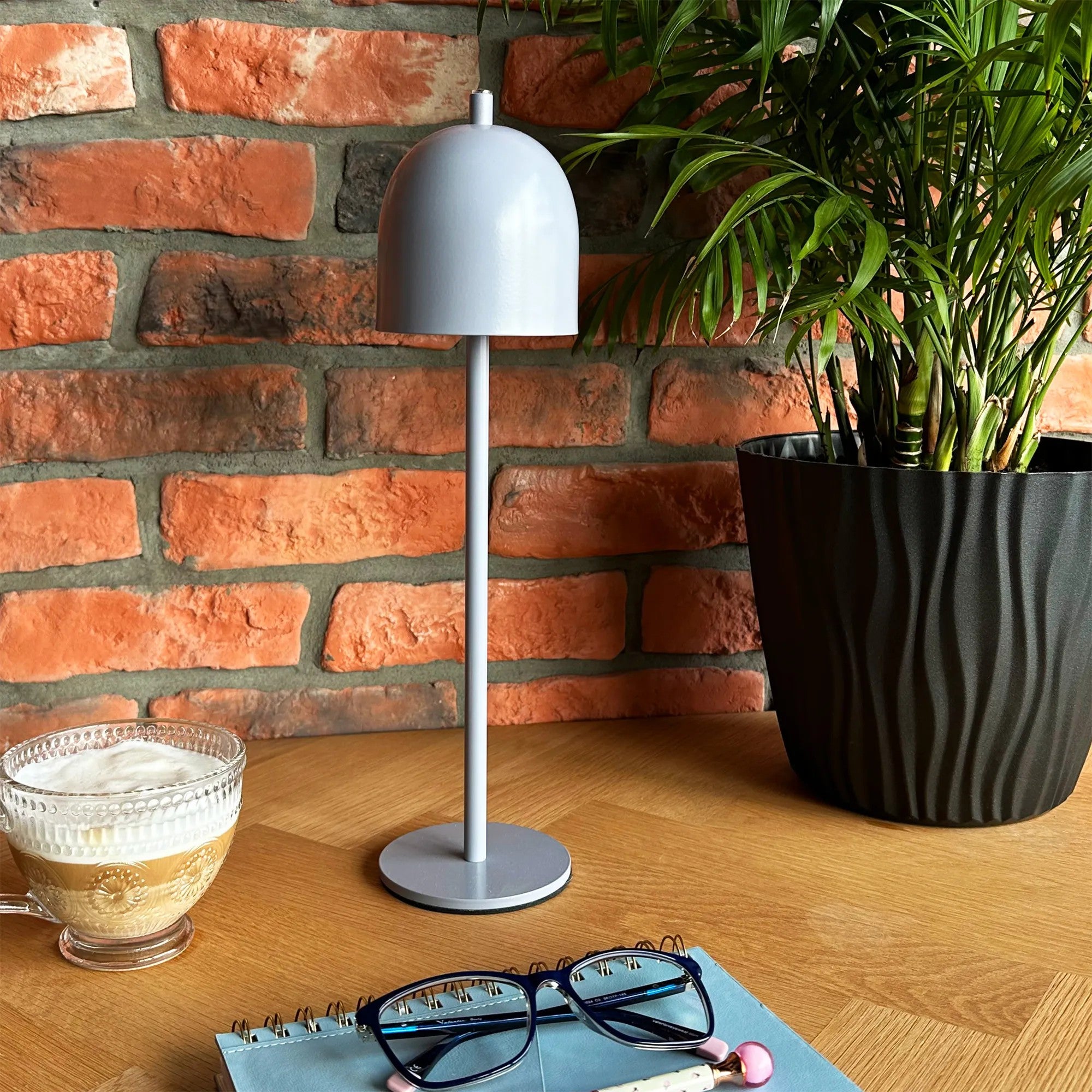 Lampka Nocna APP1362-T Szara 6