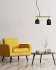 Lampa Wisząca APP1033-2C Czarna 6