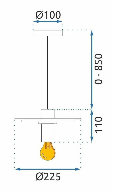 Lampa Wisząca APP1213-1CP Złota 6