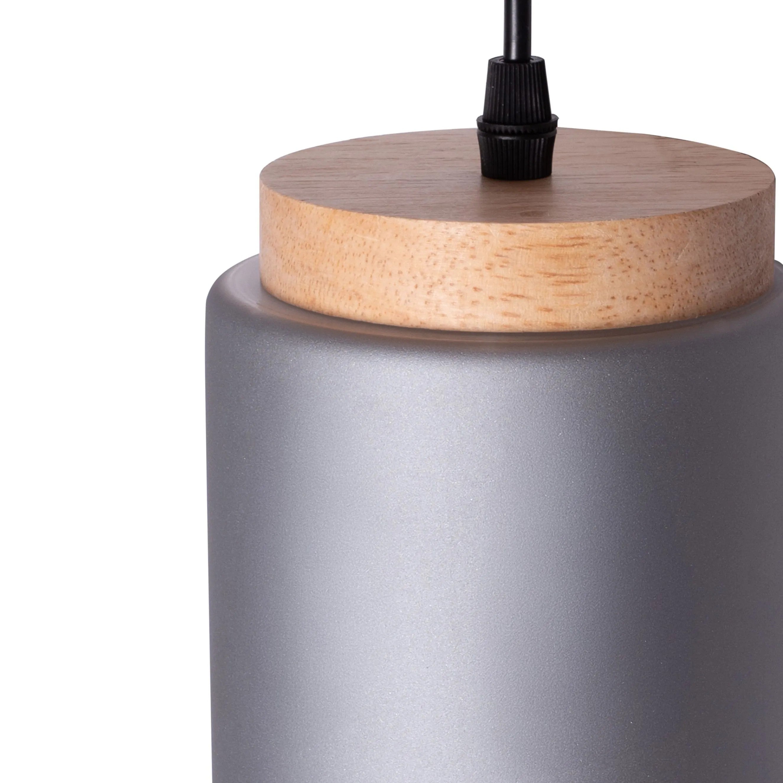 LAMPA SUFITOWA WISZĄCA APP1812-3CP Frosted Grey 6