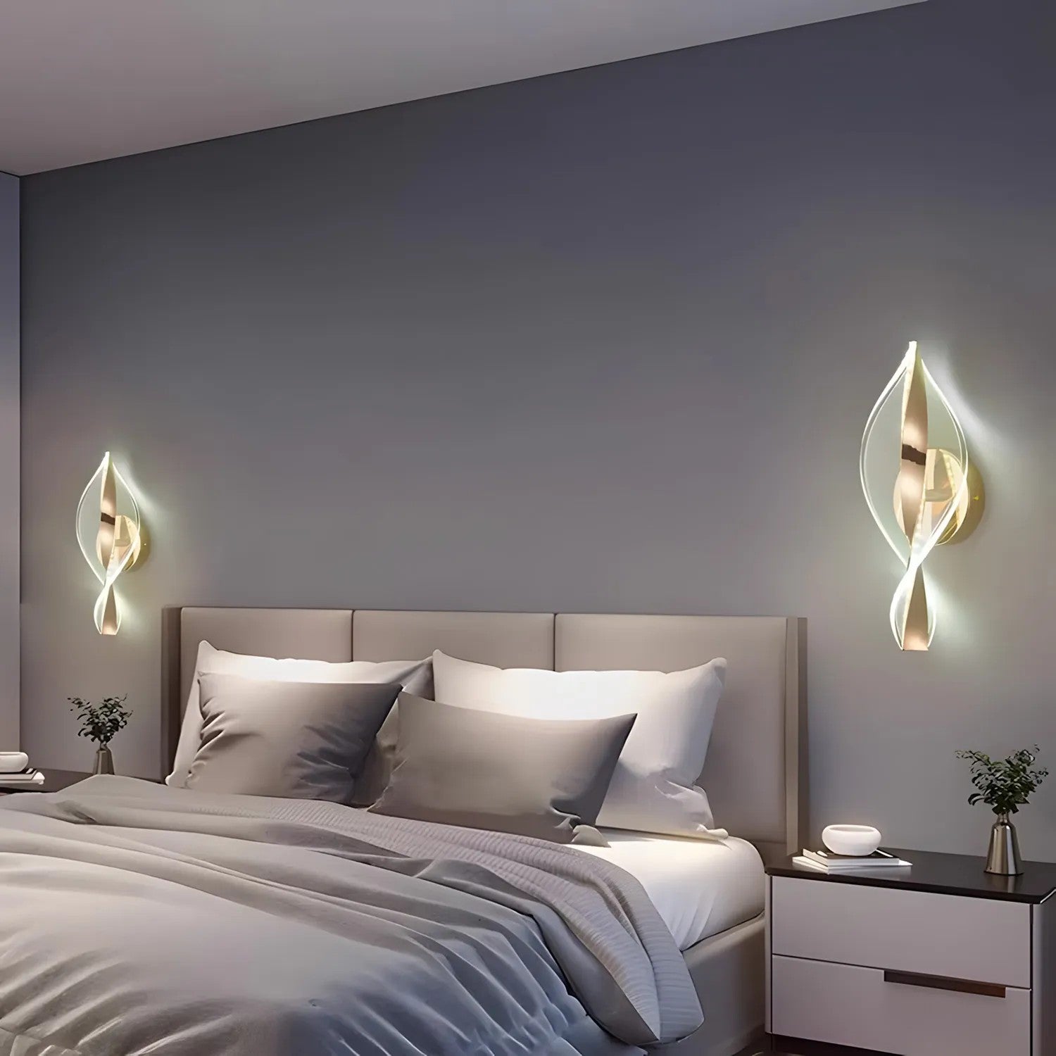 Kinkiet LED G031-W Złoty 6