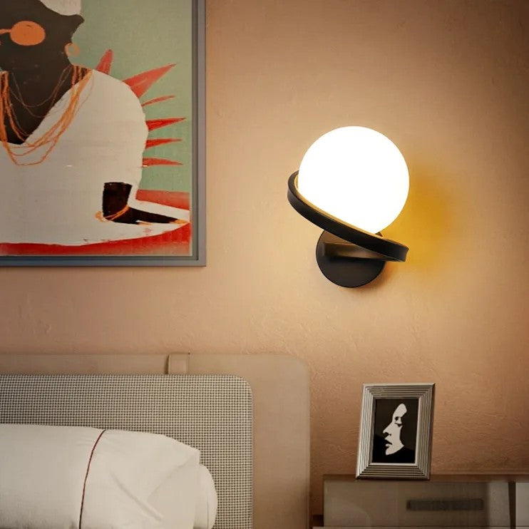 LAMPA ŚCIENNA KINKIET APP1209-1W Czarny 6